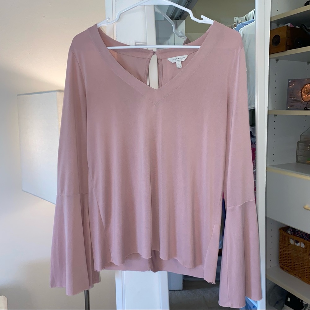 Lucky Brand Flowy Long Sleeve Top